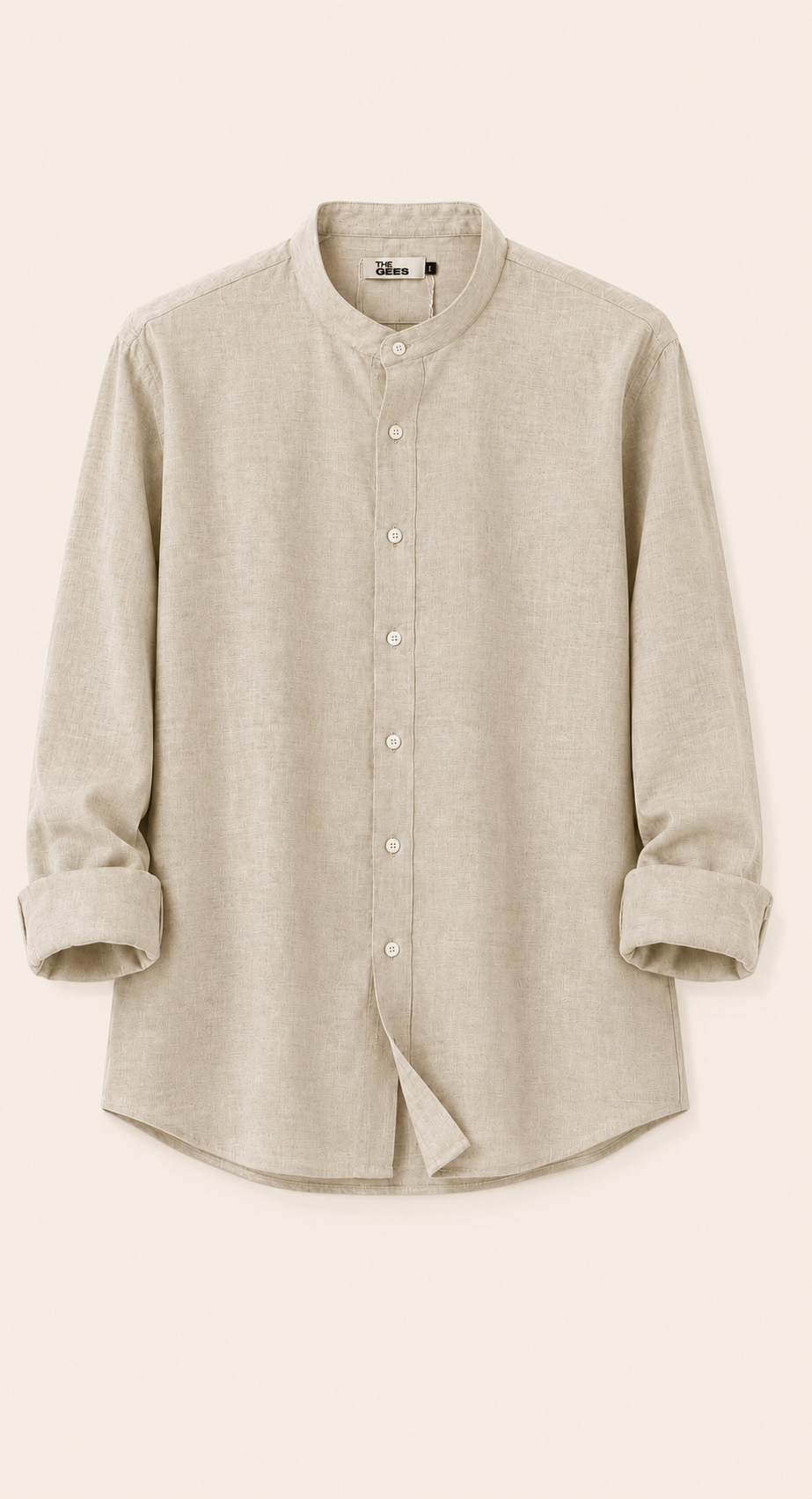 Beige linen chemise