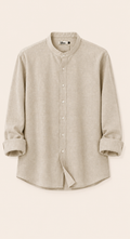 Beige linen chemise