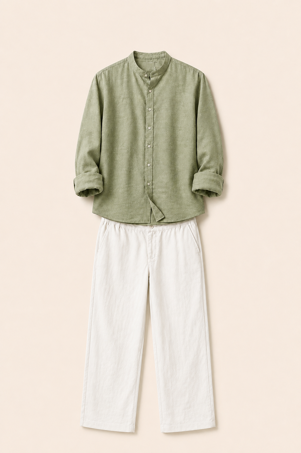 sage G+white linen bundle